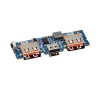 Quystetes Micro-USB/Type-C 5V 2.4A Dual USB 18650 Boost Battery Charger Board Mobile Power Bank Replacement Parts for Phone DIY