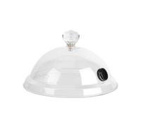 Quystetes Molecular Cuisine Smoke Hood Food Grade Lid Dome Cover for Smoker Accessory Smoke Infuser Cake Steak Cover Easy Install Easy to Use B