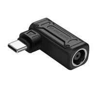 Quystetes PD 140W DC to Type C Power Charging Adapter DC Female Input to USB C Male Connector for Phone,Tablet,Laptop (A)