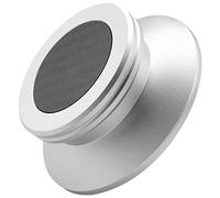 Quystetes Record Weight Stabilizer with Soft Protective Pad for Hifi Vinyl LP Disc Record Player Profile (Silver)