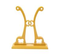 Quystetes Round Hand Fan Holder Display Stand Vintage Antique Handheld Folding Fan Bracket Detachable Base Desktop Paper FanRack Easy Install A