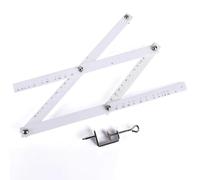 Quystetes Scale Excellent Folding Ruler Artist Pantograph Copy Rluers Draw Enlarger Reducer Tool for Office School Drawing