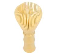 Quystetes Traditional Matcha Whisk Reusable PP Resin Matcha Whisk Chasen Dishwasher Safe Matcha Stirrer Matcha Green Tea Yellow