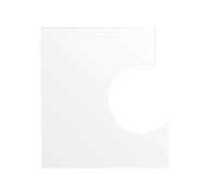 Quystetes Transparent Folk Acoustic Guitar Pickguard Anti-Scratch Classical Guard Plate for Flamenco Guitar Parts