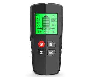 Quzenn 1 PCS Stud Finder Wall Scanner-5 in 1 Wall Detector Electronic Stud Sensor Black Plastic Pipe Joist Beam Finders Edge Center Finder