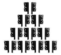 Quzenn 10 Pair Car Radio Brackets Double Din Stereo Panel Fascia DVD Dash Mount Trim Side Kit for B