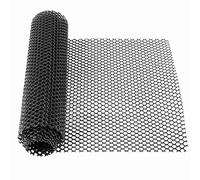 Quzenn 15.7 Inch X 10FT Plastic Chicken Fence Mesh,Hexagonal Fencing Wire for Gardening, Poultry, Chicken Wire Frame Black
