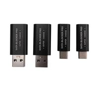 Quzenn 4Pcs USB Data Blocker and USB-C Data Blocker Protect Against Juice Jacking Support Safe Quick Charge Stop Data Theft