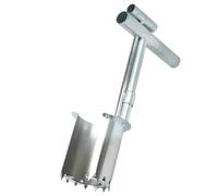 Quzenn Bulb Planter Tool Stainless Steel, Garden Seedling Transplanter, Easy Seed & Bulb Planting Tool for Flowers, Vegetables