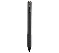 Quzenn Geometric Metal Crinkle Pen Fidget, Stress Relief Metal Shape Shifting Switchpen, 0.5mm Retractable Gel Pen, Black