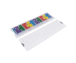 Quzenn Guitar Sliding Ruler for the Practice of Pentatonic, Diatonic and Mode Scales/Pentatonic Sliding Ruler Easy Install Easy to Use