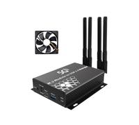 Quzenn M.2 NGFF 4G/5G Module to USB 3.0 Adapter M2 Wifi Card Converter Riser Board with Antenna Cooler Fan SIM Card Slot Easy Install