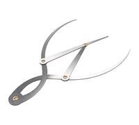 Quzenn Mean Calipers Golden Ratio Calipers Stainless Steel Eyebrow Ruler 1:1.618 Measure Tool for Tattoo Makeup