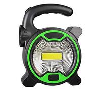 Quzenn Portable Work Lamp LED Lantern Waterproof Emergency Spotlight Rechargeable Floodlight for Outdoor Hiking Camping,Green