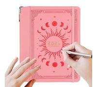 Quzente Agenda 2026-2026 Calendar Book Daily - English Schedule Notebook Work Record Diary for Goals Appointments To-Do List Planning Organizing Tracking Management