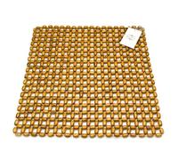 Quzente Bead Chair Cushion, Cooling Wooden Bead Seat Cushion, Mat Comfy Cool Summer Massage Seat Cushion, Breathable Car Single Seat Cushion For Auto Car Home Office Chair