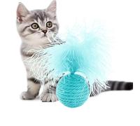 Quzente Cat Toy | Kitten Training Toy - Cat Ball Kittens Training Toys for Exercise Chasing Entertainment