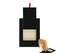 Quzente Dog Nail File Board,Scratch Pad Dog Nail Trim Toy - Built-in Snack Box Wooden Dog Nail Scratcher For Family And Friends Raising Puppies