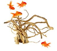 Quzente Driftwood Decor, Sinking Driftwood Decorations Natural Aquarium Decoration Wood Roots, Wood Fish Tank Ornament Dead Wood Tree Root Decor