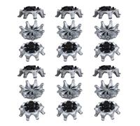 Quzente Golf Shoe Spikes Replacements,High Speed Twist Golf Shoe Spike - Shock Absorption Golfer Accessories 18 Pieces for Tournament Participation Course Play Club Members Membership Events