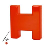 Quzente Mini H Block Marker - Carp Fishing H Block Marker,Tackle for Carp Fishing Marking Spot Bream, H Markers For End Tackle
