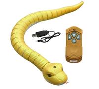 Quzente Remote Control Snakes, Realistic Prank Rc Rattlesnake, Rechargeable Smart Sensing Cat Toy With Controller, Reptile Toys, Electronic Animal Toy, Gag Gift Or Christmas For Boys Girls Ages 6+