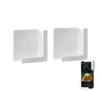 Quzente Strong Fridge Magnets, Magnetic Wall Mount Phone Holder, Multi-Functional Refrigerator Phone Stand With Magnet, Firm Adsorption For Phone And Sticky Notes