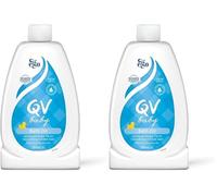 QV Baby Bath Oil, 500ml - with Vitamin E, Delicate, Water-dispersible, Everyday Use, Non-Greasy for Sensitive Skin, Suitable for Face, Body & Hair, Baby Bath Wash for Eczema, Cradle Cap, Dermatitis