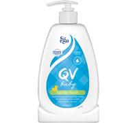 QV Baby Gentle Wash 500ml - with Vitamin B3 & Glycerin, Delicate Soap-Free, pH-Balanced For Everyday Use Suitable For Face, Body & Hair, Baby Body Wash For Sensitive Skin, Eczema, Psoriasis, Baby Bath