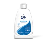 QV Lotion (250ml) Lightweight Hydrating Moisturiser for Dry, Sensitive Skin, Emollient Body Lotion, Fragrance Free, Noncomedogenic Body Cream, Soothing Skin Care for Eczema, Psoriasis, Dermatitis