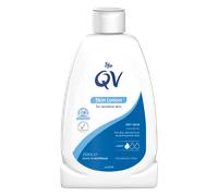 QV Lotion (250ml) Lightweight Hydrating Moisturiser for Dry, Sensitive Skin, Emollient Body Lotion, Fragrance Free, Noncomedogenic Body Cream, Soothing Skin Care for Eczema, Psoriasis, Dermatitis