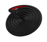 QVBGFF Door Rubber Sealing Strip,for Volvo R Design xc60 v60 s60 v40 v50 s40 s80 c30 xc40 xc70,Self-Adhesive Rubber Weatherstrip Trim, Soundproofing Draught Seal,for Most Cars,21m