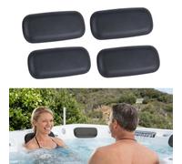 QVEEQ 4 Pack Hot Tub Headrest Replacement for Master Spa,Masx540720 Hot Tub Master Spas Pillow Starting in 2009 Htcp8-05-0094 / X540720 Dual-Pin Design is Black Flat Pillow