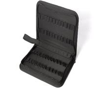 QVEEQ Homeopathy Storage Case, Large Homeopathy Storage for 56 Tubes, Nylon Homeopathy Storage Bag with Handle for Portable Storage (11.61" X 7.87" X 1.57" Only Case)