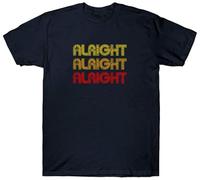 Qvftre Alright Alright Alright T Shirt 1990'S Dazed & Confused Movie Film Black M