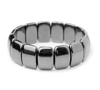 Qvhgnxcm Hemys Hematite Bracelet, Hemys Hematite Stone Beaded Stretch Bracelets, Genuine Hematites Stone Warrior Energy - Reclaim Your Edge & Confidence, Gift for Dad, Husband, Boyfriend