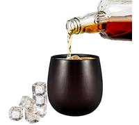 Qvhgnxcm Wooden Bourbon Drinking Glass,Bourbon Whiskey Gifts for Men,Wooden Old Fashioned Glass,Great Whiskey Gifts for Men (B)
