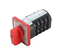 QVIVFYBOE Cam switch HZ5D-20/4 M07 M08 20A 4KW 3-speed 4-pole 16-screw Cam Rotary Switch(20A 4kW M08)