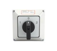 QVIVFYBOE Cam switch SZW26/LW26-125 125A 2-pole 8-screw 3-position cam rotary switch with waterproof and dustproof sealed enclosure