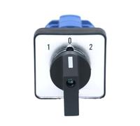 QVIVFYBOE Cam switch SZW26/LW26-20 20A 660V 2 Pole 8 Screws 3 Position 64X64 48X48 MM Panel Transfer ON OFF ON Changeover Cam Switch(D202.2 1 0 2 64X64mm)