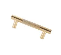 QVK Gray Cabinet Pulls, Extra Long Kitchen Drawer Handles,15 Inches Long, 10 Inch Hole Spacing,Cabinet Hardware Drawer Pulls (Set of 6)-Gold||S