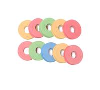 Qvorlth fishing rig holder 100Pcs EVA Foam Spools Portable Winding Line Carp Lure Board Fish Tool Bobbin Tackle Outdoor Fishing Accessories 4.5cm