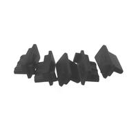 Qvorlth Usb Cover Cap 300 PCS USB Dust Plug Port Cover Female Universal Silicone Dustproof Protector Tablet Laptop For Usb Type A(Black)