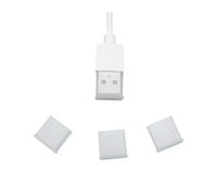 Qvorlth Usb Cover Cap 60pcs Reusable Clear USB Cover Plug Protector For USB Male Port Computer Laptop Notebook Anti-Dust Plastic USB Stopper Caps For Usb Type A