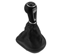 QVQOJCTH Car Parts 5/6 Speed Gear Shift Knob Leather Gaiter Boot Cover Shifter Lever Stick for Seat Leon II Toledo III Altea XL 2005-2012(5 Speed Gear case)