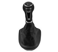 QVQOJCTH Car Parts 5/6 Speed Gear Shift Knob Leather Gaiter Boot Cover Shifter Lever Stick for Seat Leon II Toledo III Altea XL 2005-2012(6 Speed Gear case)