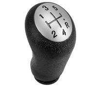 QVQOJCTH Car Parts 5 Speed Gear Shift Knob Fit for Renault Dacia Duster Matte Silver Top Cover with Black Mark