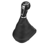 QVQOJCTH Car Parts 6 Speed Car Leather Gear Shift Knob Frame Gear Lever Dust Boot Cover for Seat Leon II for Toledo III for Altea XL