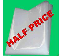 QVS Shop 2M X 5M Clear Polythene Sheeting 125Mu / 500G Plastic Sheet Protection Cover