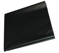 QVS Shop 4M X 10M Black Polythene Sheeting 125Mu / 500G Plastic Sheet Protection Cover